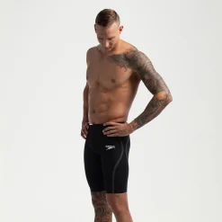 Men's Fastskin LZR Pure Intent 2.0 Backstroke Edition High Waist Jammer Black/Iridescent