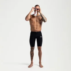 Men's Fastskin LZR Pure Intent 2.0 Backstroke Edition High Waist Jammer Black/Iridescent