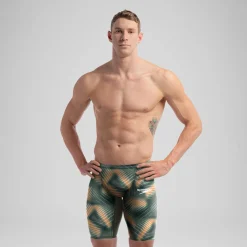Men's Fastskin LZR Pure Valor 2.0 Jammer Green/Orange