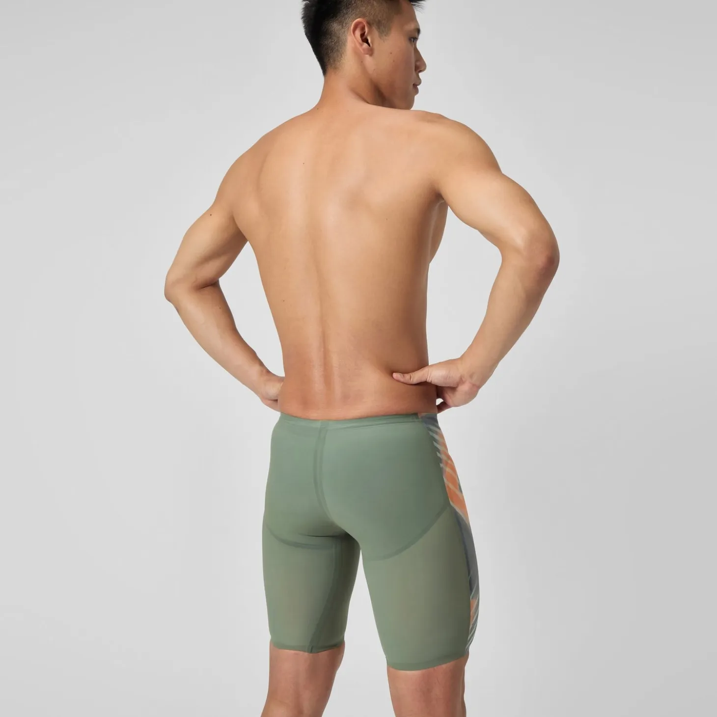 Men's Fastskin LZR Pure Valor 2.0 Jammer Green/Orange