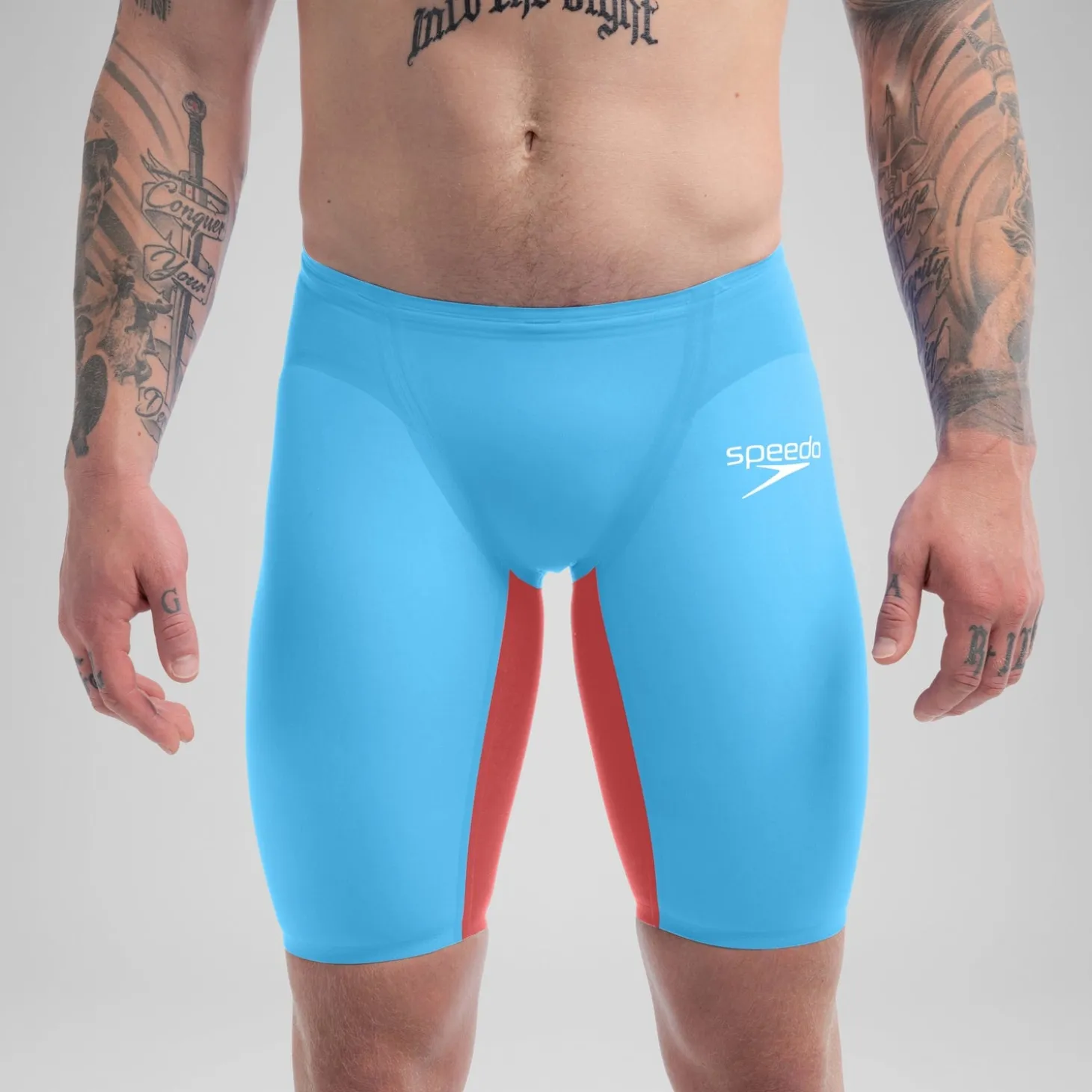 Men's Fastskin LZR Pure Valor 2.0 High Waist Jammer Blue/Red