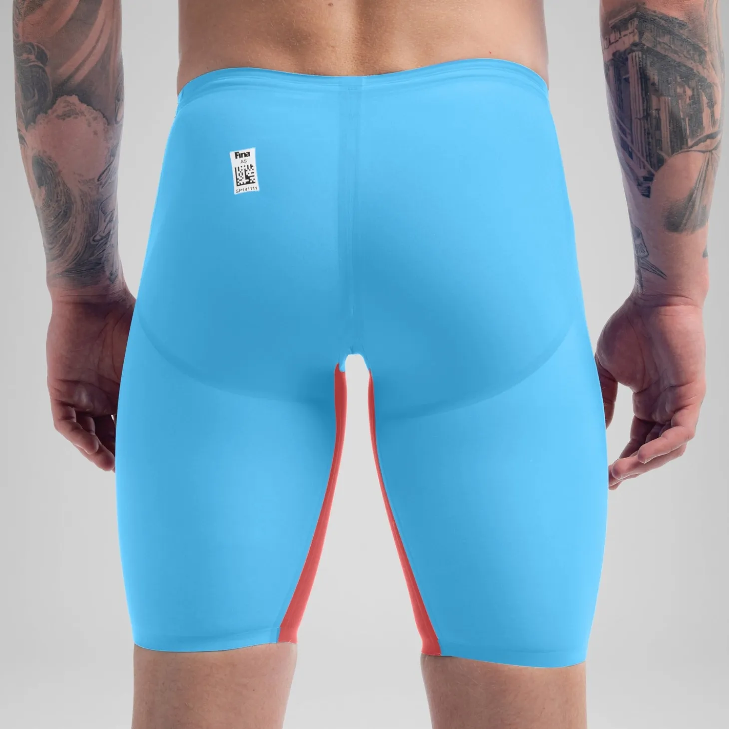 Men's Fastskin LZR Pure Valor 2.0 High Waist Jammer Blue/Red