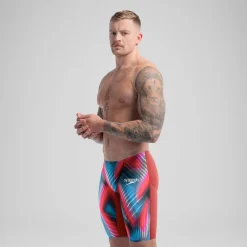 Men's Fastskin LZR Pure Valor 2.0 High Waist Jammer Red/Blue