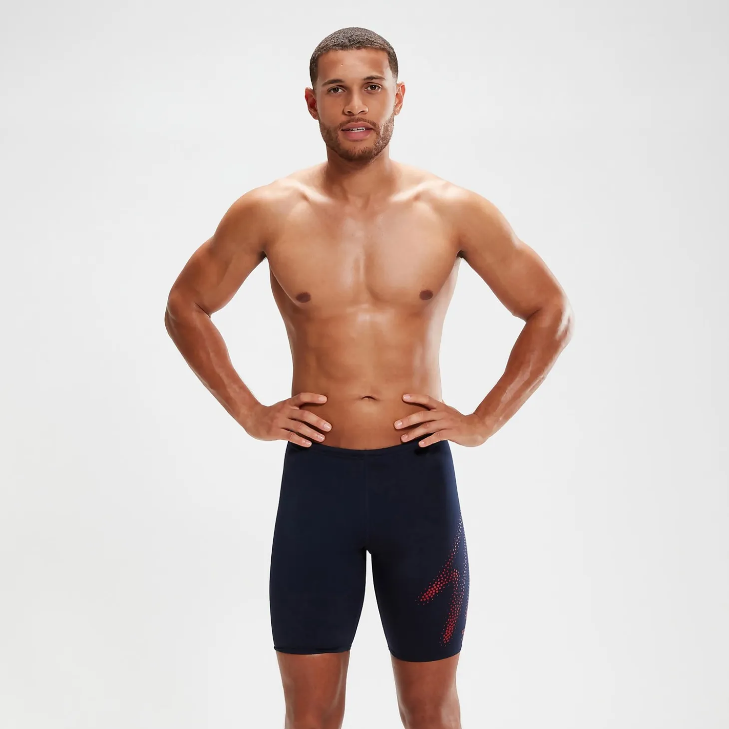 Men's Hyper Boom Placement Jammer Navy/Red