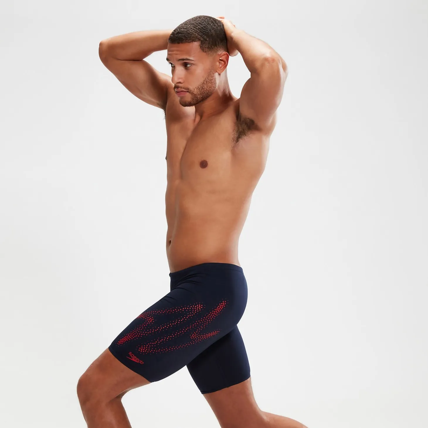 Men's Hyper Boom Placement Jammer Navy/Red