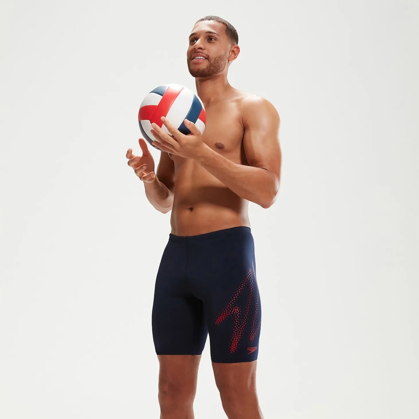Men's Hyper Boom Placement Jammer Navy/Red