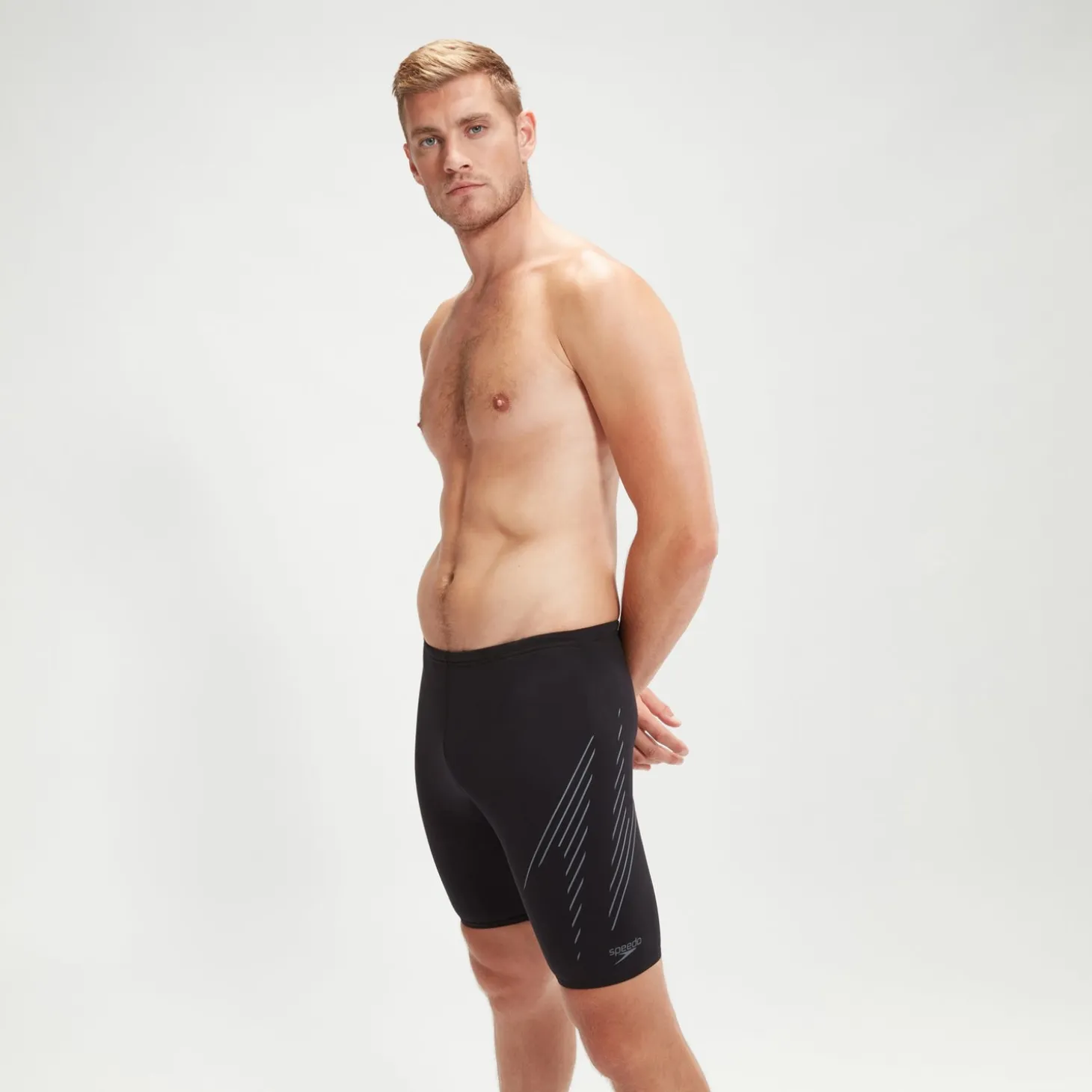 Men's Hyper Boom Placement Jammer Black/Grey