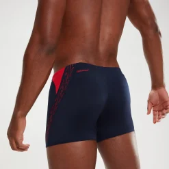 Men's Hyper Boom Splice Aquashorts Navy/Red