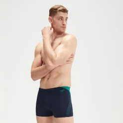 Men's Hyper Boom Splice Aquashorts Navy/Green