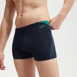 Men's Hyper Boom Splice Aquashorts Navy/Green