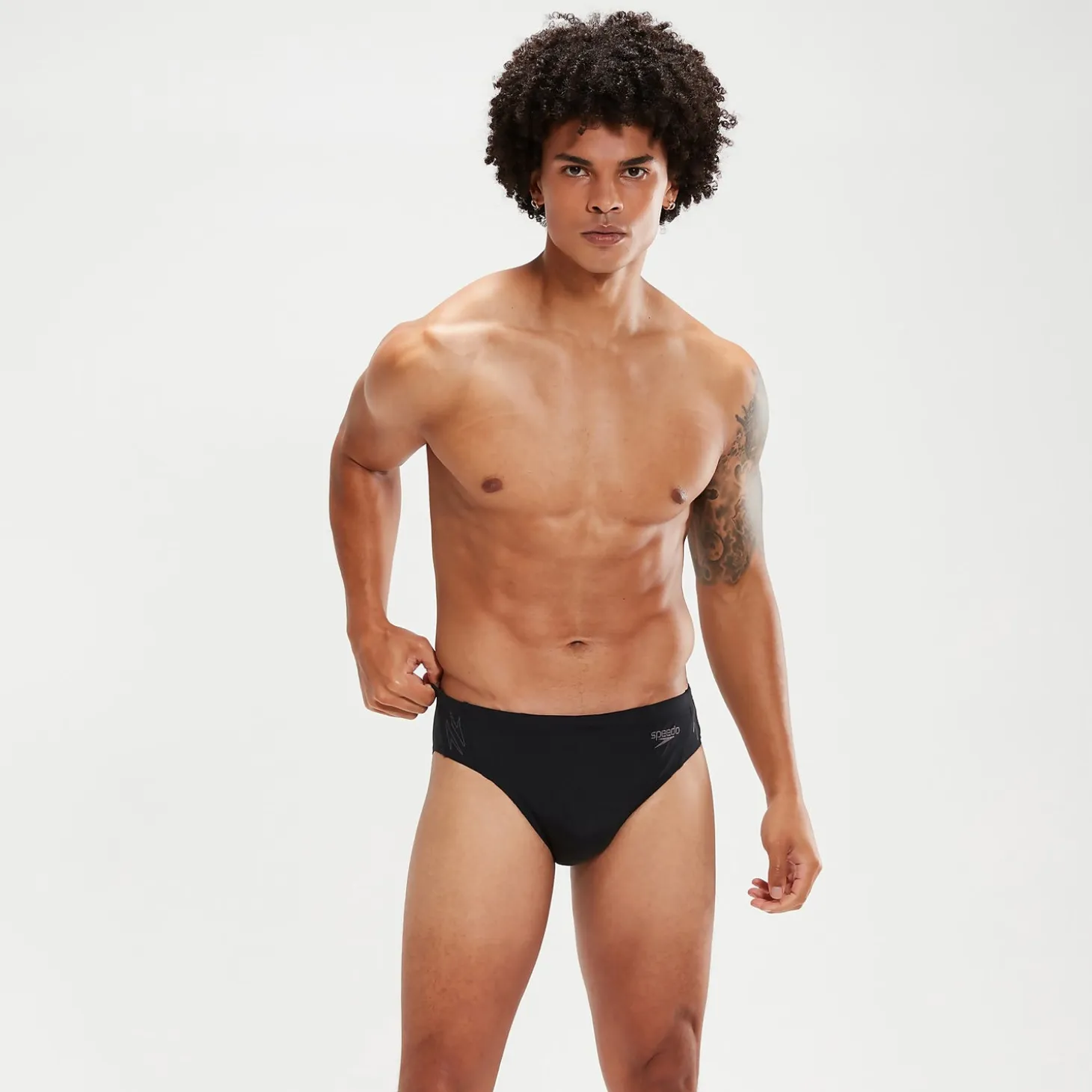 Men's Hyper Boom Splice Brief Black/Grey