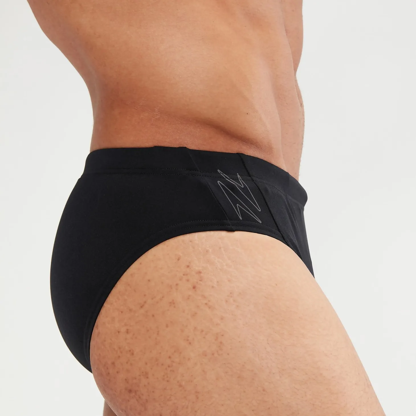 Men's Hyper Boom Splice Brief Black/Grey