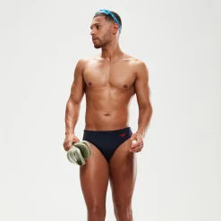 Men's Hyper Boom Splice Brief Navy/Red