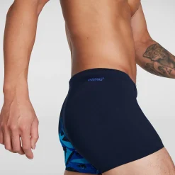 Men's Hyper Boom V-Cut Aquashort Black/Blue