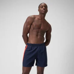 Men's HyperBoom Splice 16" Swim Shorts Navy/Red