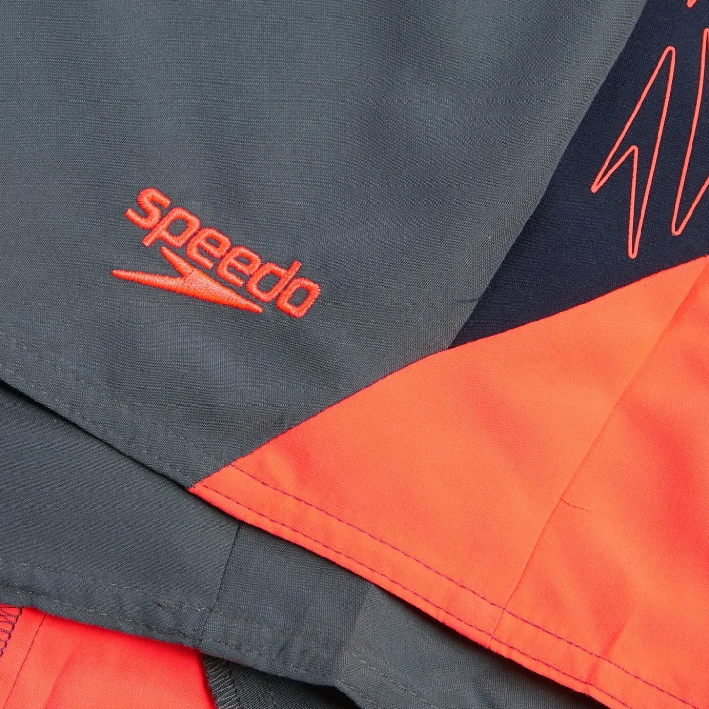 Men's HyperBoom Splice 16" Swim Shorts Grey/Red