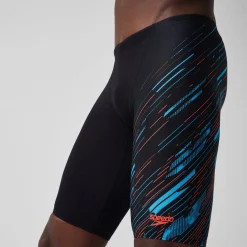 Men's HyperBoom V-Cut Jammer Black/Blue
