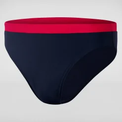 Men's Logo 7cm Brief Blue/Red