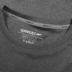 Men's Long Sleeve Graphic Swim Shirt Grey
