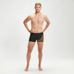 Men's Medley Logo Aquashort Black/Orange
