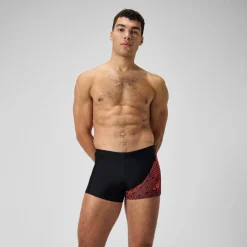 Men's Medley Logo Aquashort Black/Red