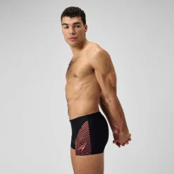 Men's Medley Logo Aquashort Black/Red