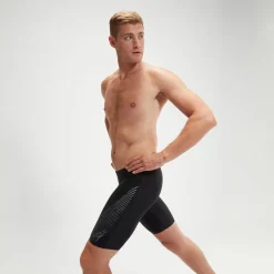 Men's Medley Logo Jammer Black/Grey