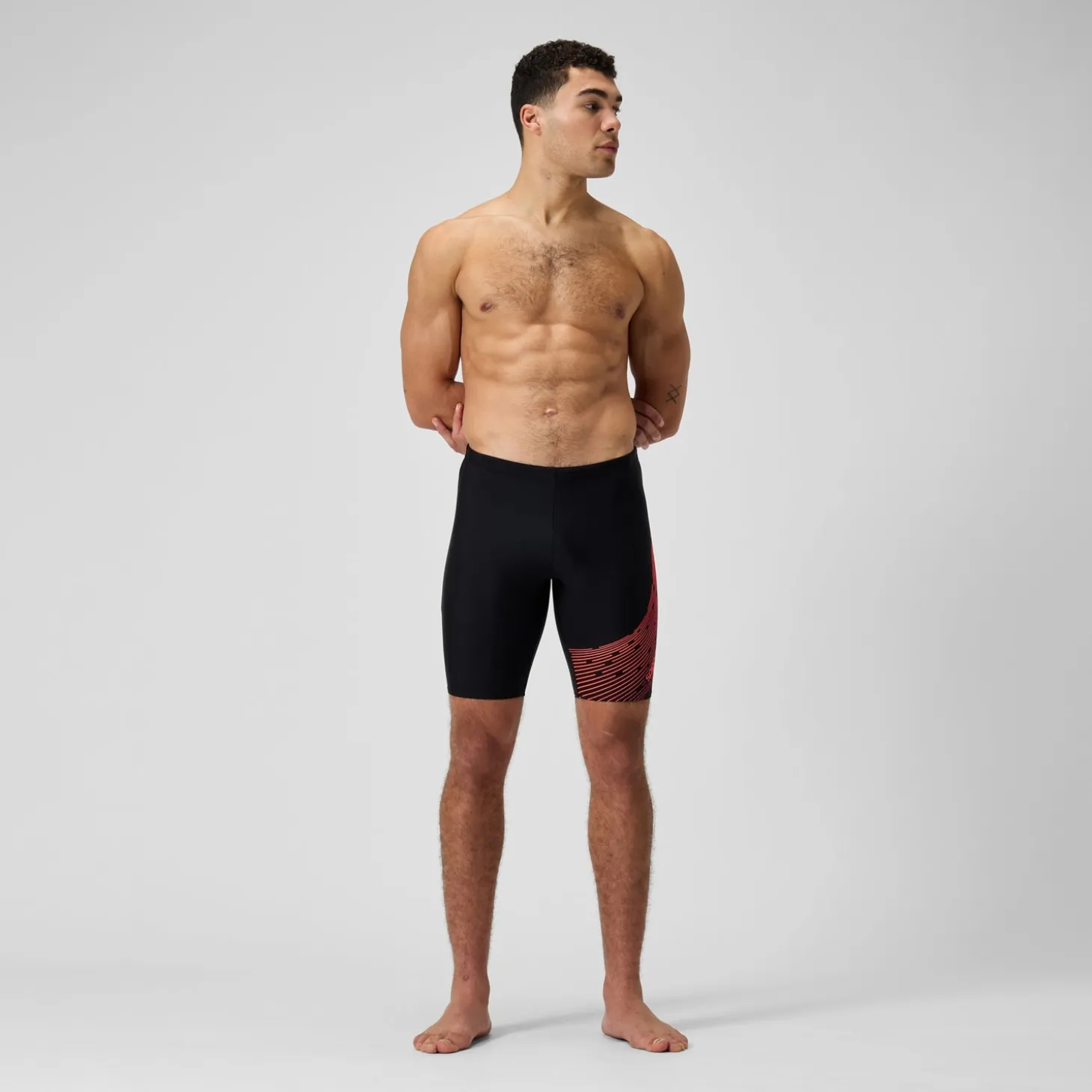 Men's Medley Logo Jammer Black/Red