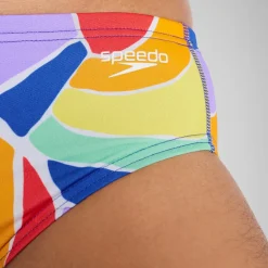 Men's Pride Printed One Brief Blue