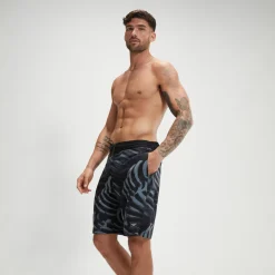 Men's Print Bondi Basin 20'' Swim Shorts Grey