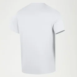 Men's Short Sleeve Graphic Swim Shirt White/Blue