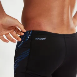 Men's Tech Panel Aquashort Black/Blue