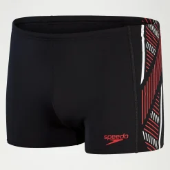 Men's Tech Panel Aquashorts Black/Red
