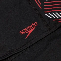 Men's Tech Panel Aquashorts Black/Red