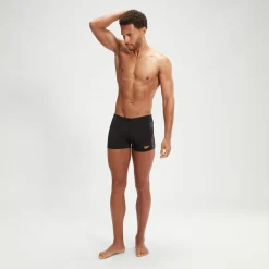 Men's Tech Panel Aquashort Black/Orange