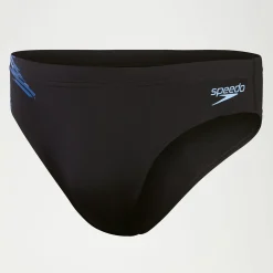 Men's Tech Panel Brief Black/Blue