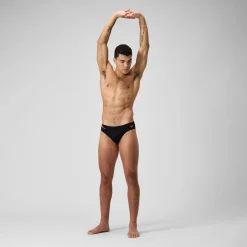 Men's Tech Panel 7cm Brief Black/Red