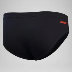 Men's Tech Panel 7cm Brief Black/Red