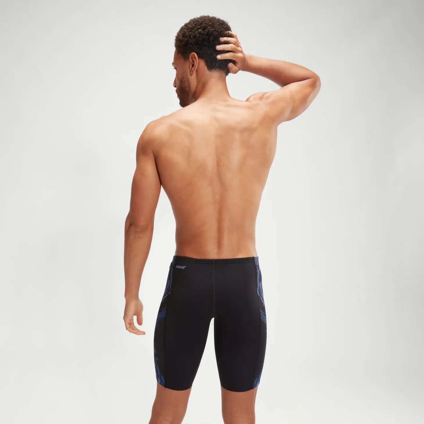 Men's Tech Panel Jammer Black/Blue