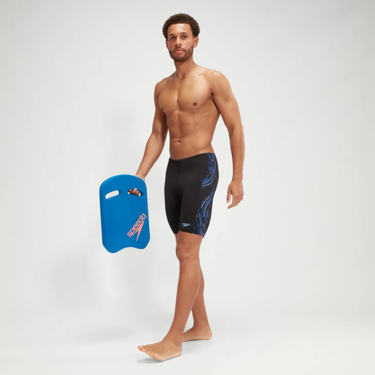 Men's Tech Panel Jammer Black/Blue