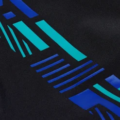 Men's Tech Print Aquashorts Black/Blue