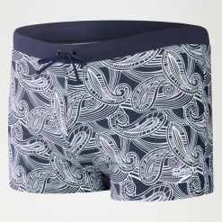Men's Valmilton Allover Aquashort Navy/White