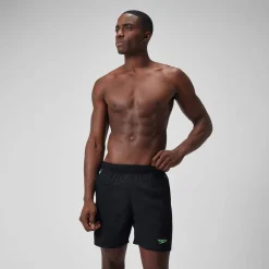 Men's Xpress Lite Panel 16" Swim Shorts Black/Grey