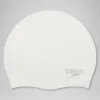 Plain Moulded Silicone Cap White