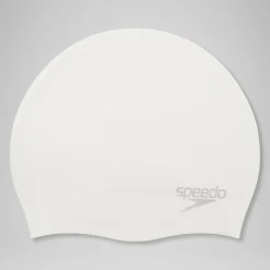 Plain Moulded Silicone Cap White