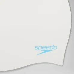 Plain Moulded Silicone Junior Cap White