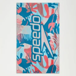 Printed Beach Towel Pink/Coral