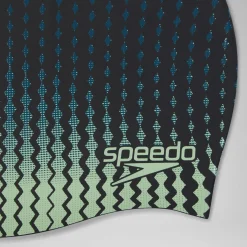 Printed Silicone Cap Black/Green