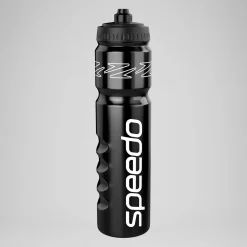 Speedo 1LTR Water Bottle Black