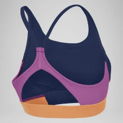 Women's Colourblock Bikini Top Blue